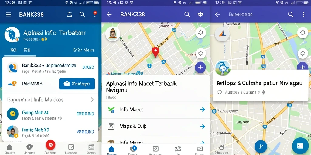 Tampilan antarmuka aplikasi Info Macet BANK338