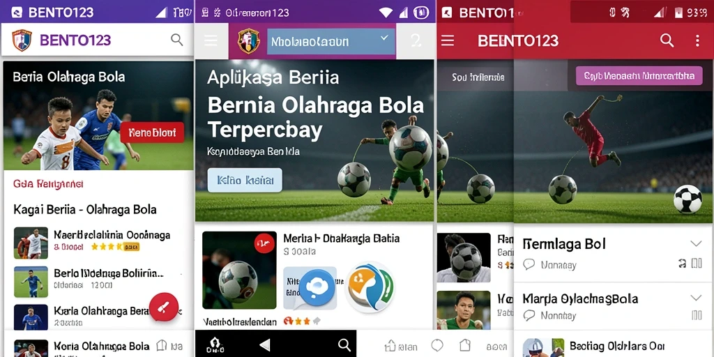 Tampilan antarmuka BENTO123 yang menarik dan informatif.