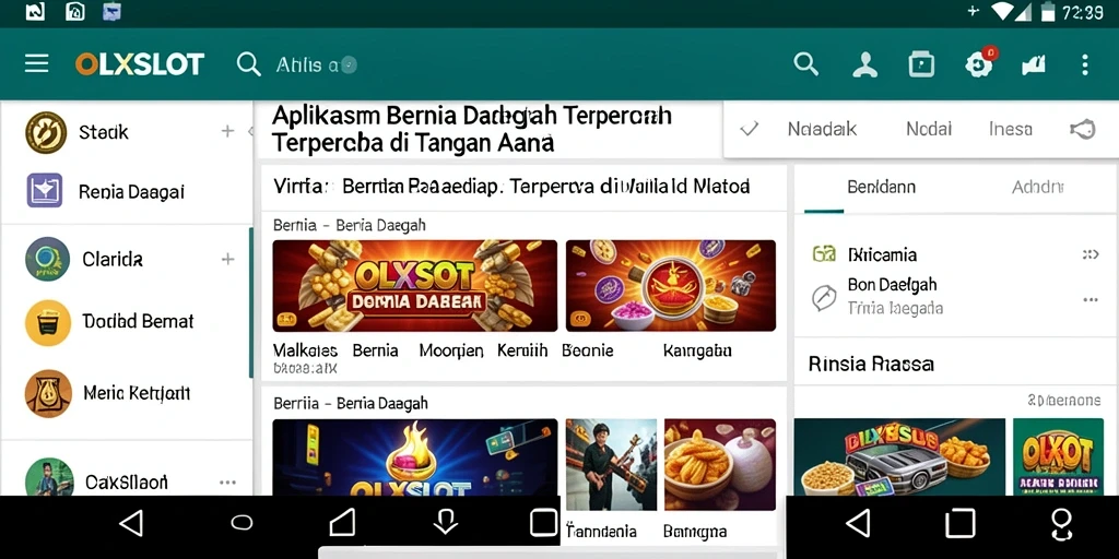 Antarmuka OLXSLOT menampilkan berita daerah dengan jelas dan menarik.